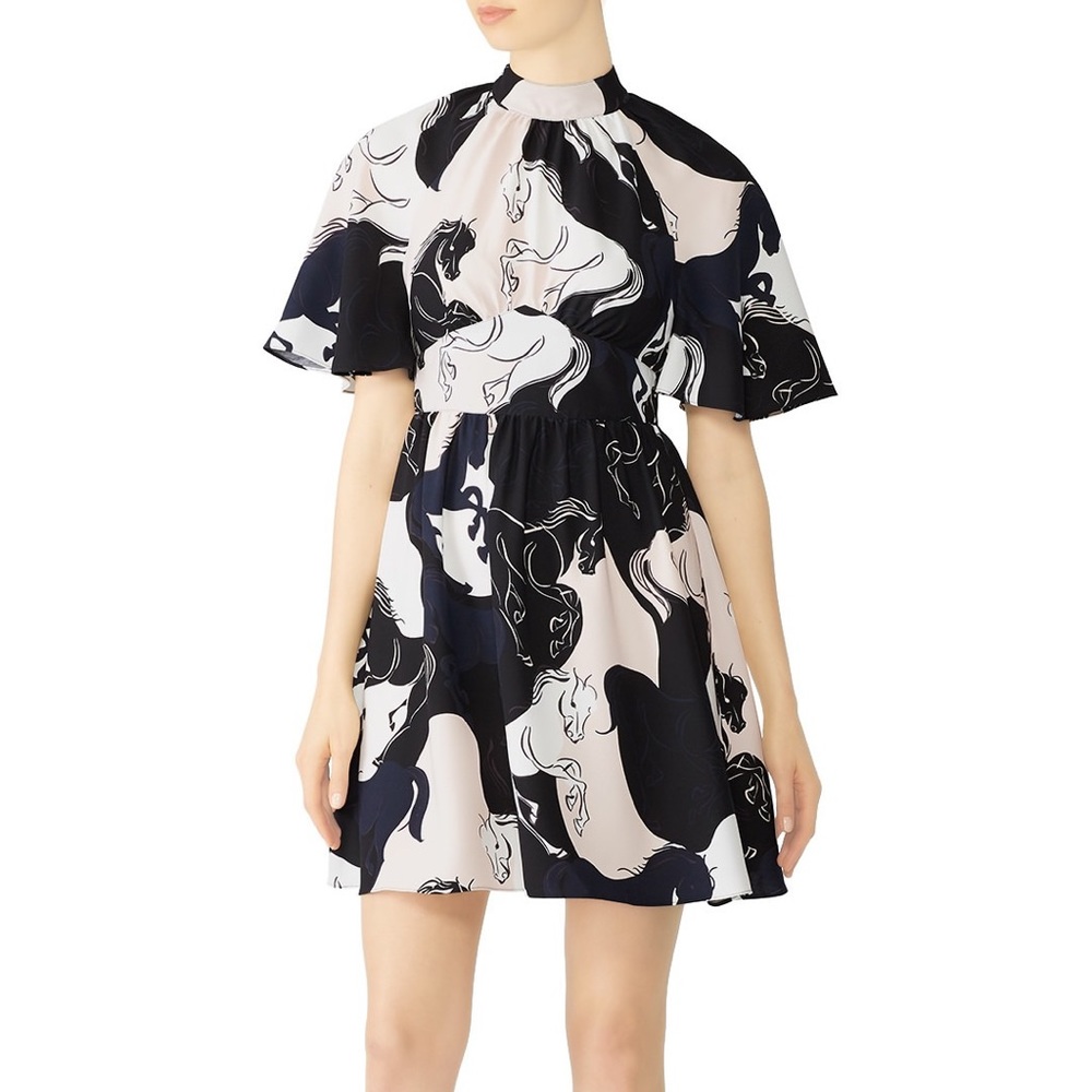 Kate Spade Stallions Crepe Dress